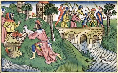 2 Královská 16:9-16: Obyvatelé Damašku jsou zajati od Unbekannt