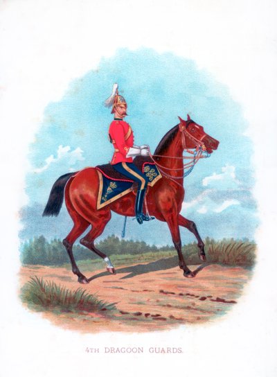 Čtvrtá dragounská garda, 1888 od Unbekannt