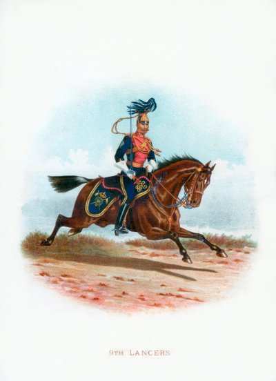 9th Lancers, 1889 od Unbekannt