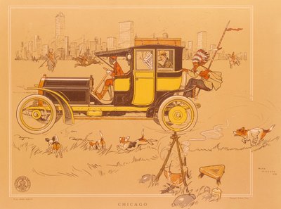 Vůz Berliet v Chicagu v Americe od Unbekannt