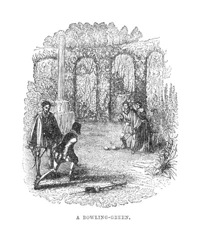 A Bowling-Green, c1870 od Unbekannt