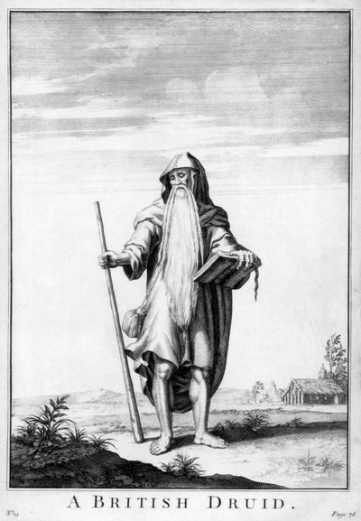 Britský druid od Unbekannt