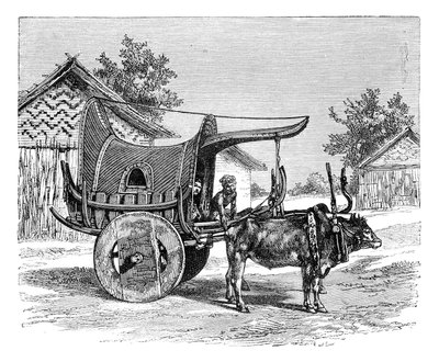 Barmský vůz, Barma Myanmar, 1895 od Unbekannt