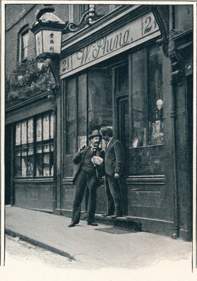Čínský obchod, Limehouse, Londýn, c1900 1901 od Unbekannt