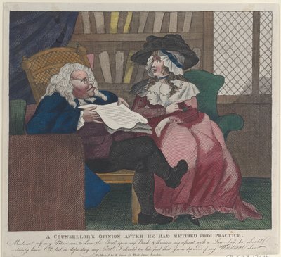 Názor poradce poté, co odešel z praxe - Právní konzultace, 1780-94., 1780-94 od Unbekannt