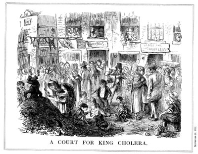 Soud pro krále cholery, 1852 od Unbekannt