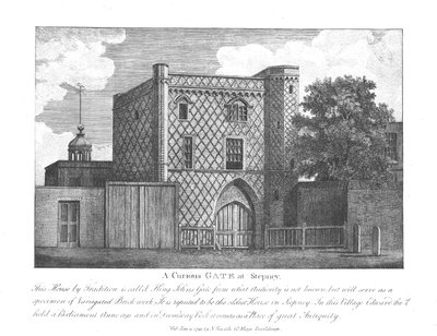 Podivuhodná brána ve Stepney, 1791 od Unbekannt