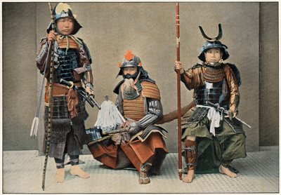 Skupina samurajů, c1890 od Unbekannt