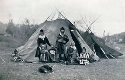 Laponský tábor, 1912 od Unbekannt