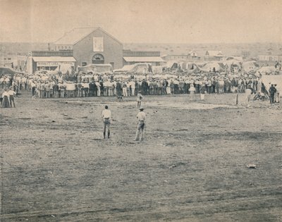 Hromadné setkání v Bulawayo, c1900. od Unbekannt