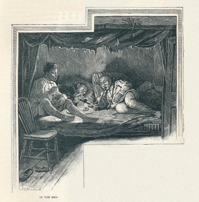 Noc v opiovém doupěti, 1891 od Unbekannt