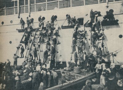 Nová metoda zauhlování v přístavu v Jokohamě, 1936 od Unbekannt