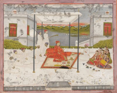Princ držící audienci, ca. 1750. od Unbekannt