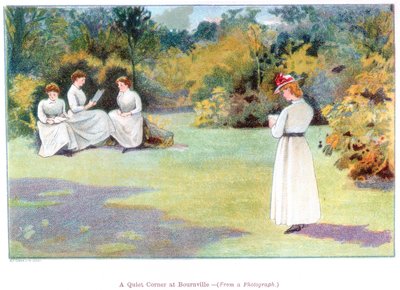Tichý kout v Bournville, 1892. od Unbekannt
