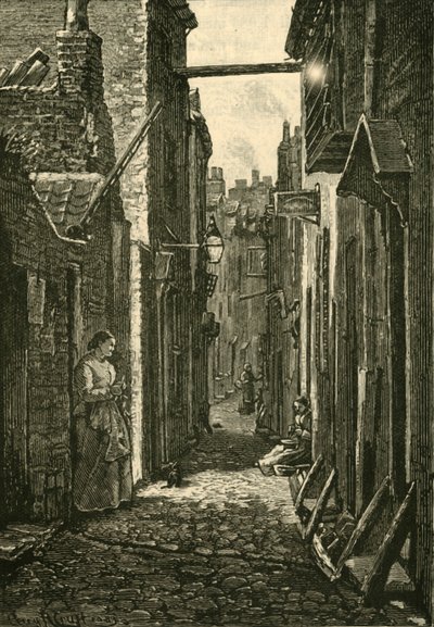 A Row, Yarmouth, 1898. od Unbekannt