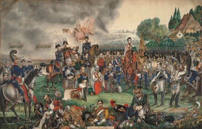Posvátný okamžik po bitvě národů 18. října 1813 od Unbekannt