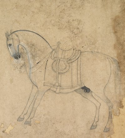 Osedlý kůň, c. 1750. od Unbekannt