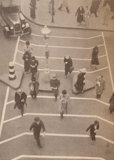 Safety Lane naproti nádraží Charing Cross, c1934, 1935 od Unbekannt