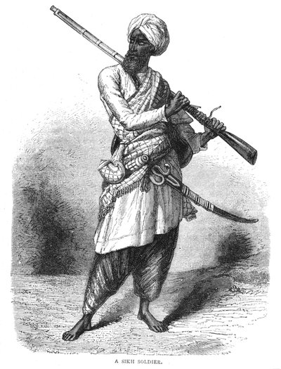 Sikhský voják, c1880 od Unbekannt