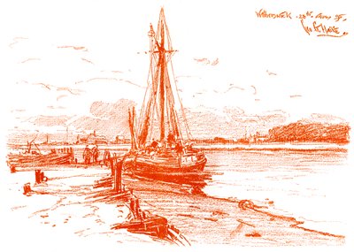 A Sketch at Walberswick, 1899 od Unbekannt
