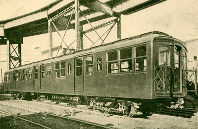 Ocelové auto, newyorské metro a elektrické dráhy, 1930. od Unbekannt