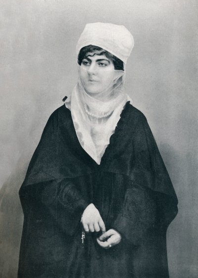 Turecká dáma ve venkovním kostýmu, 1912 od Unbekannt