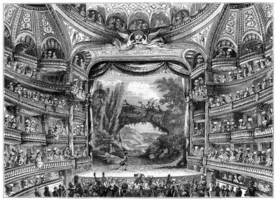 Různé zábavy, Francouzské divadlo, 1789, 1885 od Unbekannt