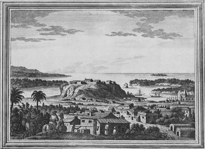 Pohled na přístav Acapulco, c1768 od Unbekannt