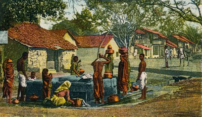 Vesnice v Bombaji předsednictví, 1906 od Unbekannt