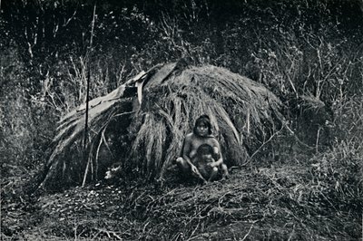 Chata Yaghan v Fuegia, 1911 od Unbekannt