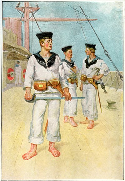 Nástupní párty, c1890-c1893 od Unbekannt