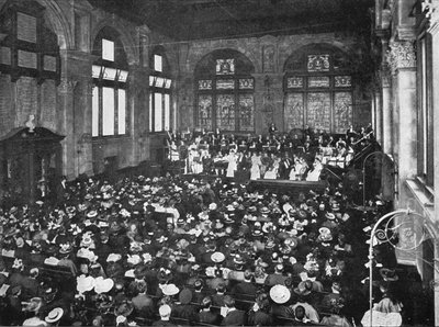 Koncert na Guildhall School of Music, Londýn, c1901 1901 od Unbekannt