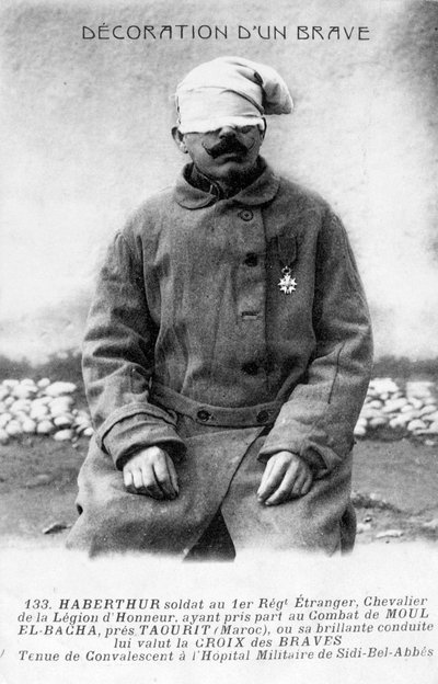 Legionář v rekonvalescenci, Sidi Bel Abbes, Alžírsko, 1910 od Unbekannt