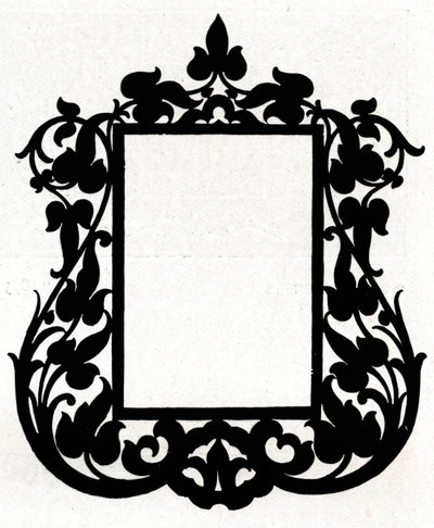 Návrh na rám obrazu s názvem Estetický, 1898 od Unbekannt