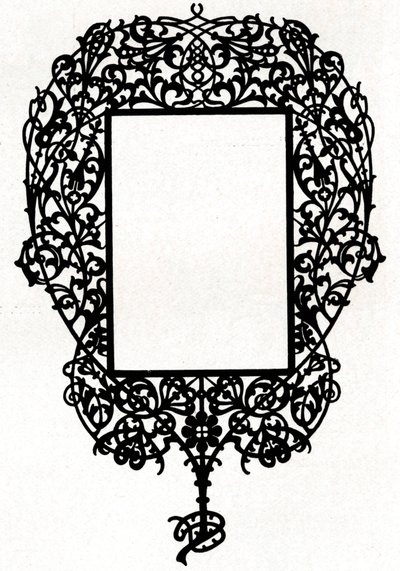 Návrh na rám obrazu s názvem Armiger, 1898. od Unbekannt