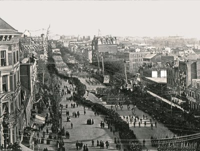 Slavnostní den v americkém hlavním městě Washingtonu DC, USA, 1895. od Unbekannt