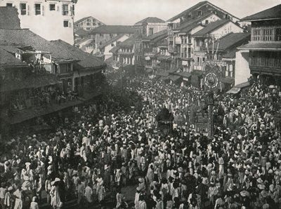 Velký domorodý průvod, Bombaj, Indie, 1895. od Unbekannt