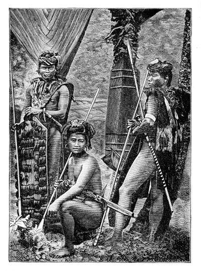 Skupina Dyaků, c1900 od Unbekannt