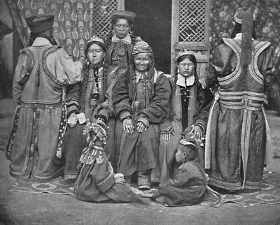 Skupina Mongolů, 1902 od Unbekannt