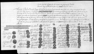 Dopis týkající se Charlese Stuarta, Bonnie Prince Charlie, 18. století od Unbekannt