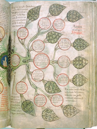 Stránka z Liber Floridus, 12. století od Unbekannt