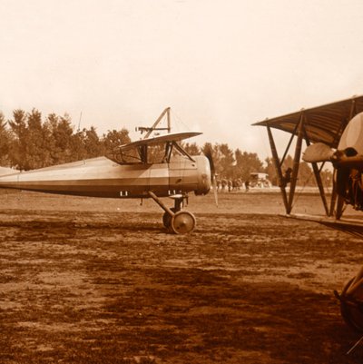 Letadlo startující, c1914-c1918 od Unbekannt