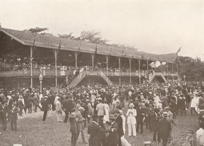 Část areálu Derby Club Racecourse Enclosure, 1914 od Unbekannt