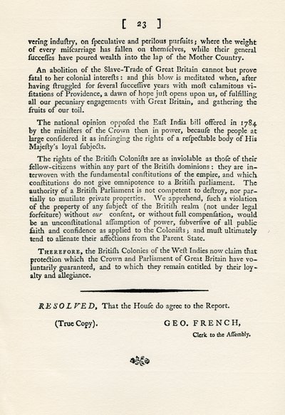 Demonstrace předmětu obchodu s otroky, 1789 1965 od Unbekannt
