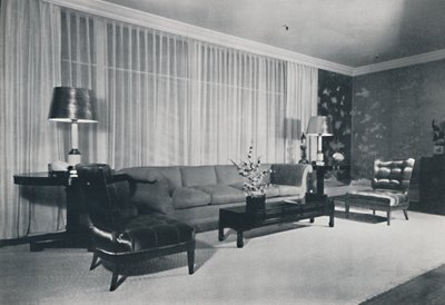 Pokoj zařízený Lordem & Taylorem z New Yorku, 1942 od Unbekannt