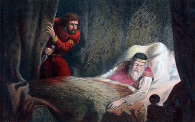 Scéna z Macbetha ze 17. století od Unbekannt