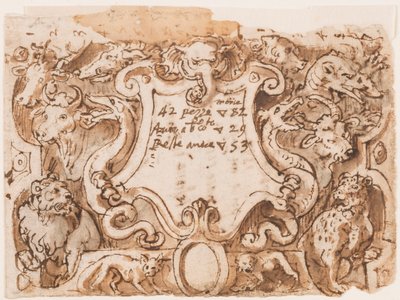 Titulní list série Venationes Ferarum Arium Piscium od Unbekannt