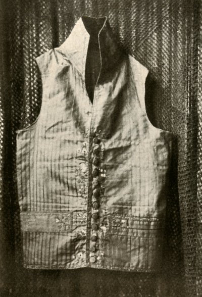 Vesta, kterou nosil hrabě Lemcke, c1798, 1937. od Unbekannt