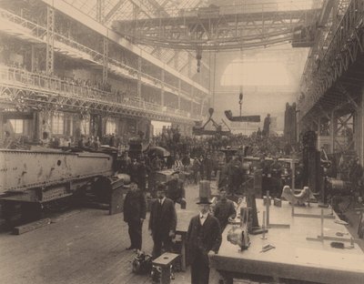 Dílna továrny Putilov, ca. 1914 od Unbekannt
