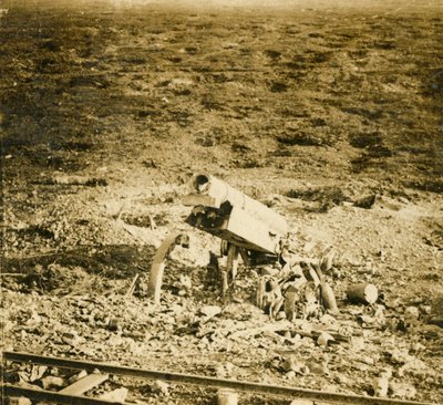 Opuštěné dělo 155, c1914-c1918 od Unbekannt